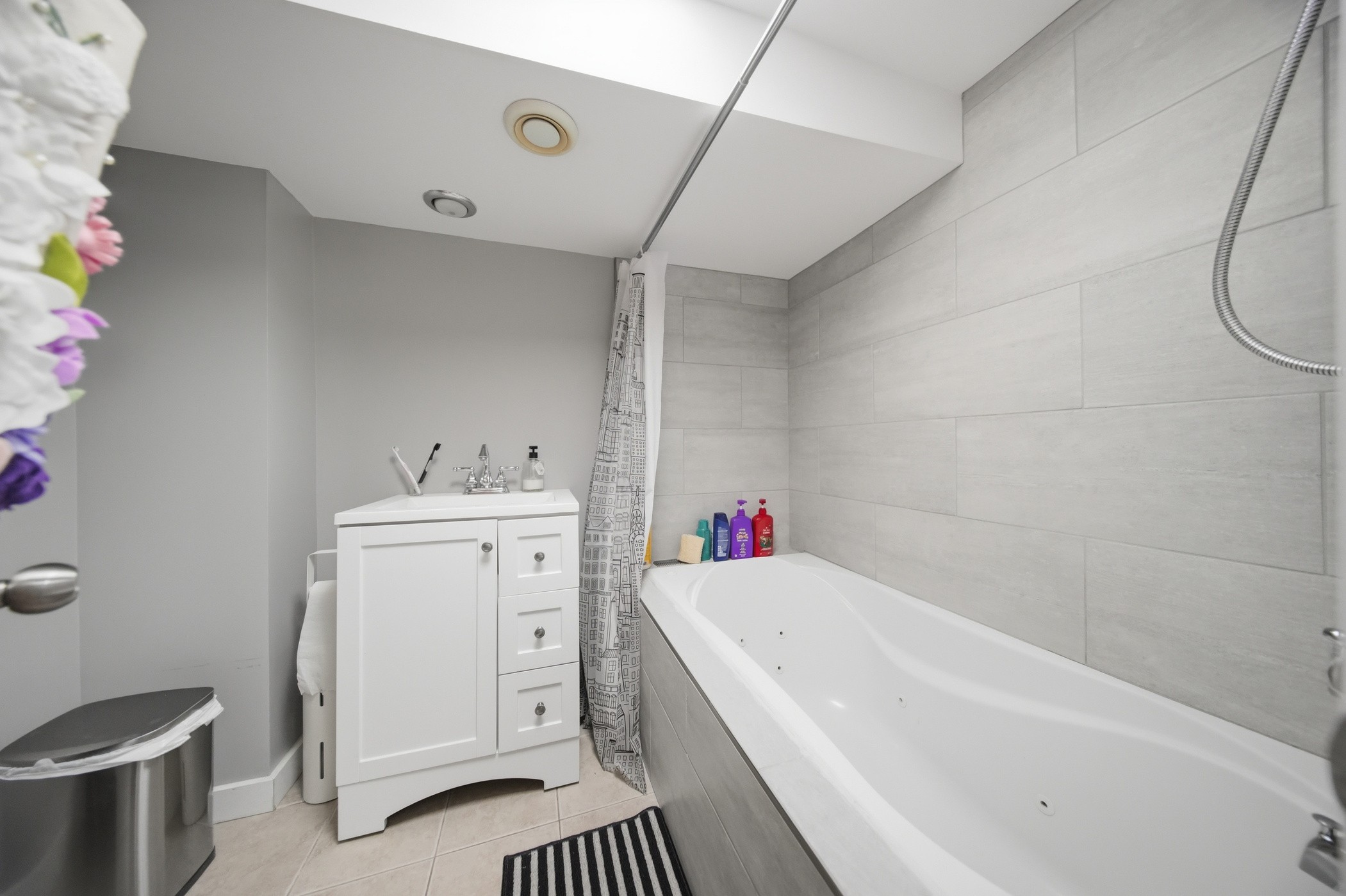 Basement bathroom